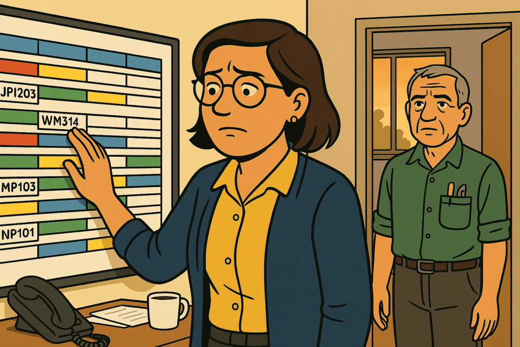 Beyond the Whiteboard - Chapter 5 - Image 1 - Manual Scheduling