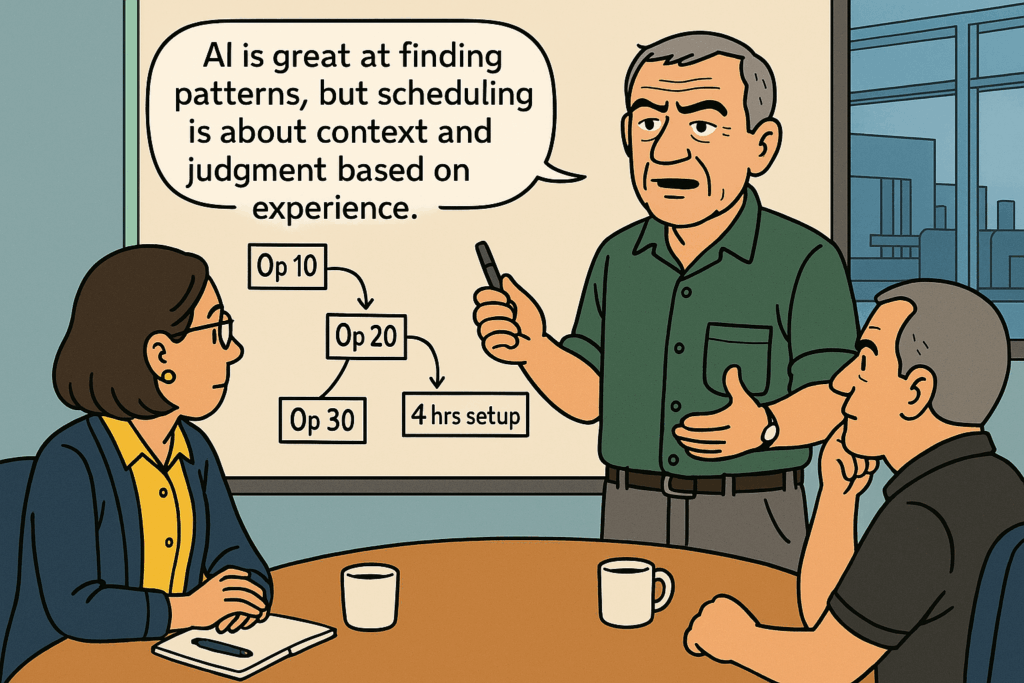 Beyond the Whiteboard - Chapter 6 - Image 1 - AI Scheduling