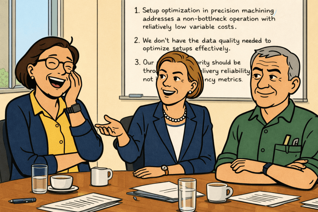 Beyond the Whiteboard - Chapter 11 - Image 3 - Setup Optimization