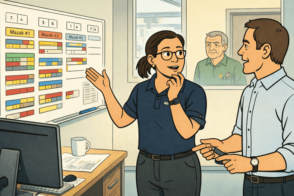 Beyond the Whiteboard - Chapter 18 - Image 1 - Production Scheduling Process